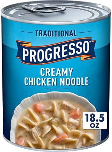 Progresso Traditional, Creamy Chicken Noodle Canned Soup, 18.5 oz.