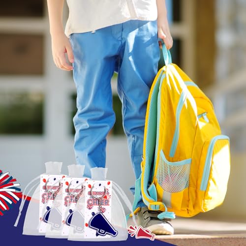 Huquary 30 Sets Megaphone Keychains Cheer Keychain Bulk Cheer Party Return Favors Keyring Team Gift Sports Themed Party Sports Rewards for Team