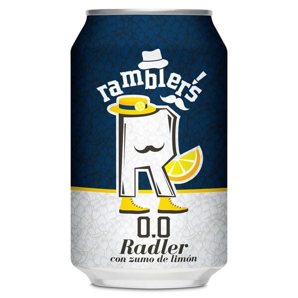 Cerveza radler 0,0 Dia Ramblers 33 cl