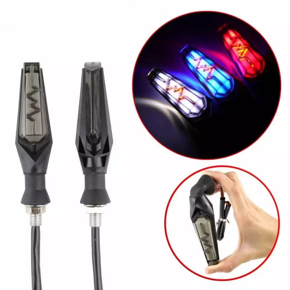 Indicateurs clignotants moto 12V pour vos sorties nocturnes