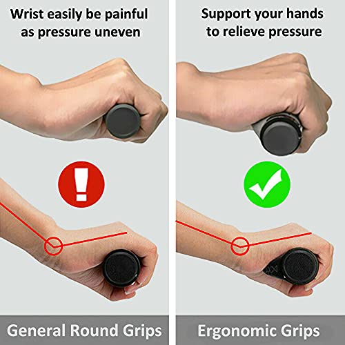 Gexmile Maniglie Manubrio Bici Rosso Ergonomico