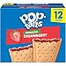 Pop-Tarts Breakfast Toaster Pastries, Unfrosted Strawberry Flavored, 22 oz (12 Count)