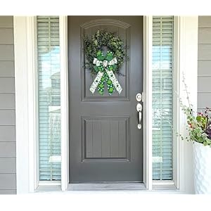 Alibbon Large St. Patrick's Day Bows for Wreaths, St Patrick's Day Wreath Bows, Irish Shamrock Bows for Front Door, St. Patrick's Day Decor, Glitter Green Bows for Parade Indoor Outdoor Party Decor Alibbon Large St Patricks Day Bows for Wreaths St Patricks Day Wreath Bows Irish Shamrock Bows for Front Door St Patricks Day Decor Glitter Green Bows for Parade Indoor Outdoor Party Decor