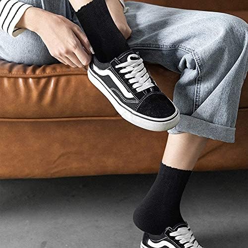 Image of Loritta Wool Socks for Women, Winter Warm Hiking Boot Socks Gifts | Classic Cozy Crew, Vintage Knit, Soft Thick House Socks, Outdoor, Christmas Gift, Stocking Stuffers for Mom Grandma Wife