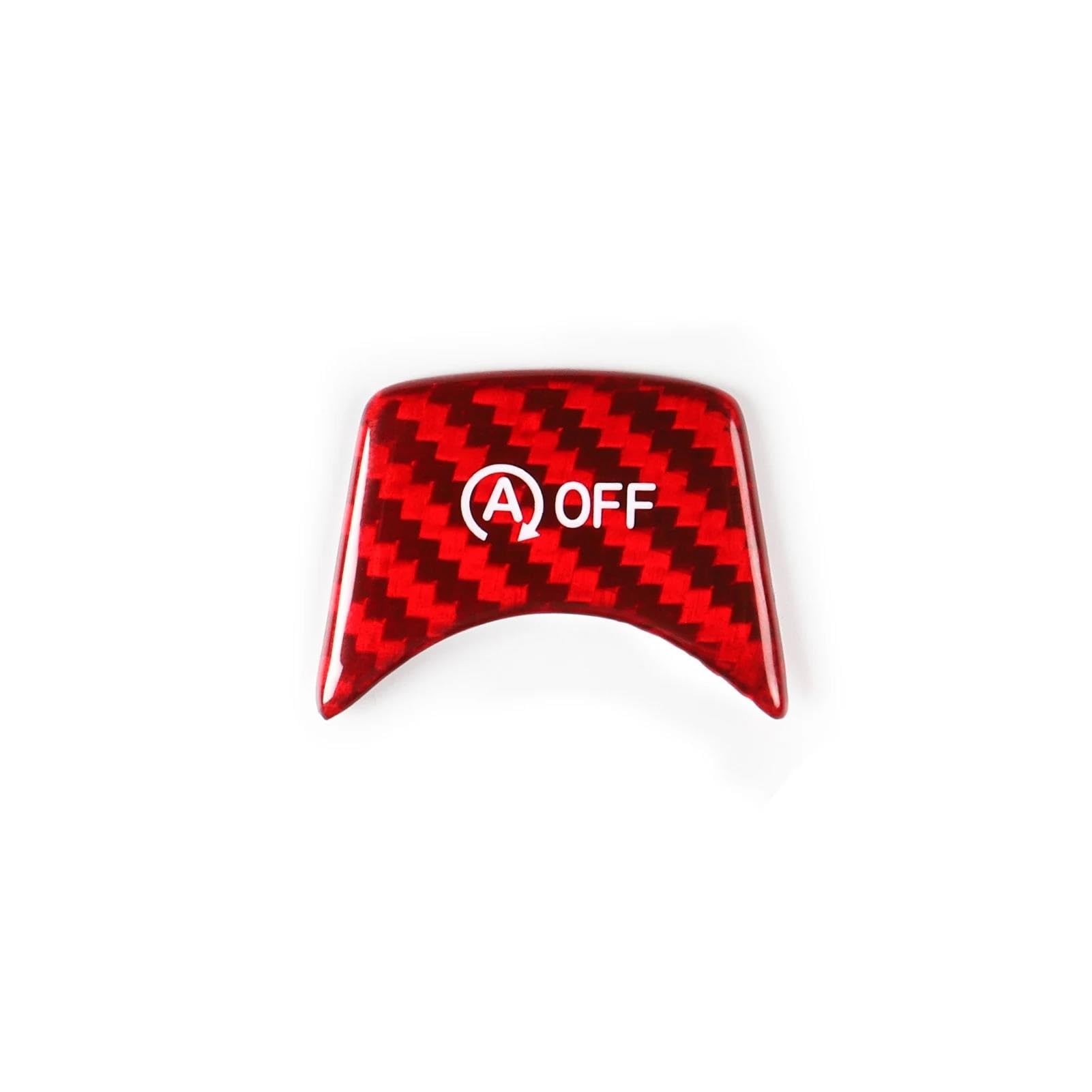 Piwine Rosso Car Styling Accessoire Engine Start Stop Button Cover Trim Sticker For 3 4 Series F30 F31 F32 F33