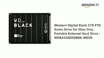 WD_Black Western Digital Black 5Tb P10 Game Drive for Xbox One