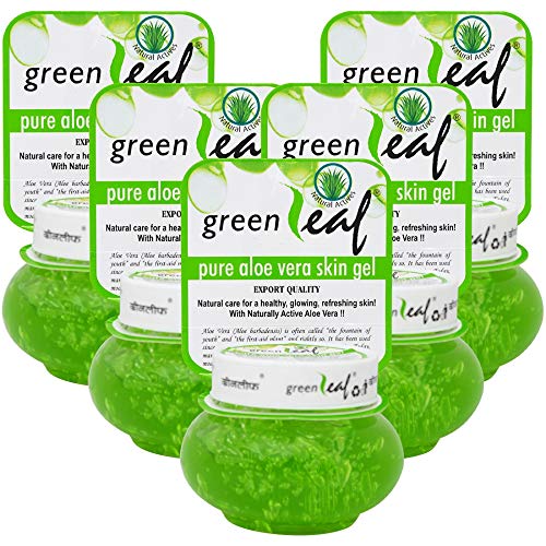 Image of Green Leaf Pure Aloe Vera Skin Gel 120GM Pack of 5