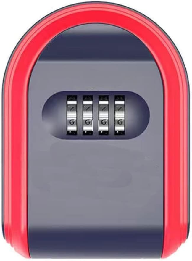 JSEIAJB Wall-Mounted Key Safe Mini Storage Box Lock Combination Indoor and Outdoor Use Code(D)