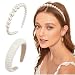 Big Pearl Headband for Women Elegant White Pearl Wedding Party Hair Accessories Bridal Headwear Hairband Head Hoop …