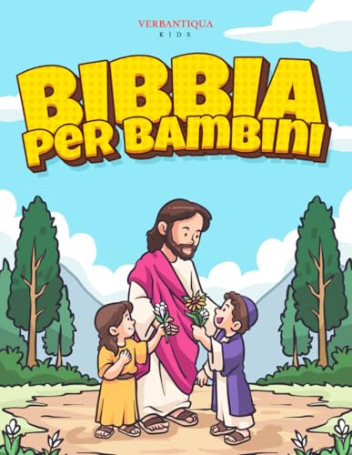 Bibbia per bambini: 24 storie illustrate della Bibbia con domande coinvolgenti e una morale da scoprire in ogni racconto