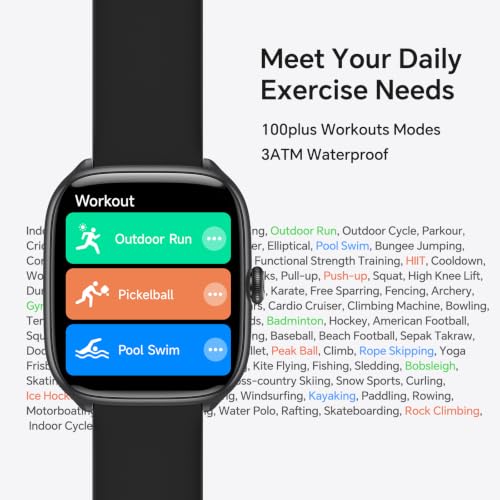 Image of Smart Watches for Women Men[3 Bands], 1.75 inch AMOLED Small Women's Smartwatch