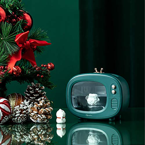 Cool Mist Animal Humidifiers, Led Nightlights, Superbcco Mini Cute Usb Humidifier, 6H Top Re-Filling, 30Db Whisper-Quiet, 400Ml, 800Mah Wireless, Usb Charging For Bedroom(Green) #TOP1