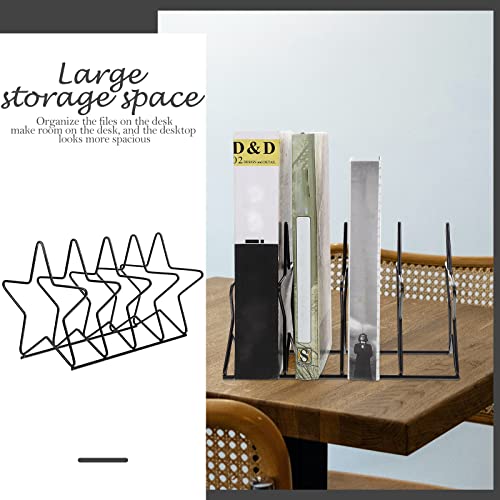 LUOZZY Suporte de armazenamento de disco de vinil Suporte de armazenamento de disco em forma de estr