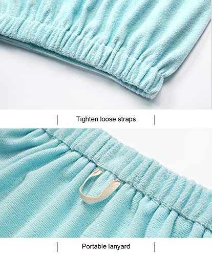 Kniffi Women's Spa Wrap & Hair Towel Body Wrap Adjustable Closure Bathrobe4