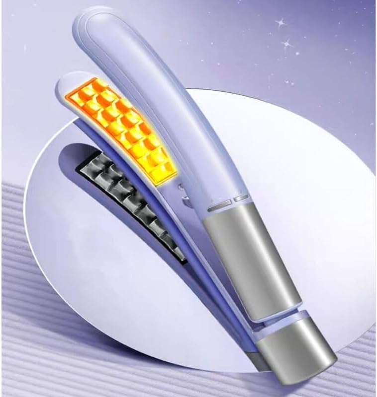 Miniatura 2 de Férula de pelo de maíz permanente,Plancha de pelo de cerámica voluminizadora,Rizador corrugado esponjoso para cabello fino o peinado