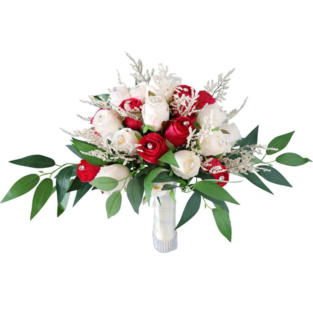 Bouquet de mariage petite rose artificielle pour shooting photo