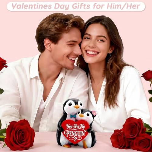 Gifts for Women Her Girlfriend Wife Husband BF Men Him Penguin Figurines - Image 2