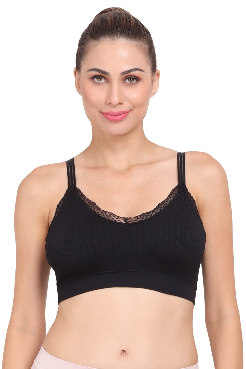 amour secret Women's Lightly Padded Sports Bra Free Size S552 Fit to Size (30-34)-picture-10