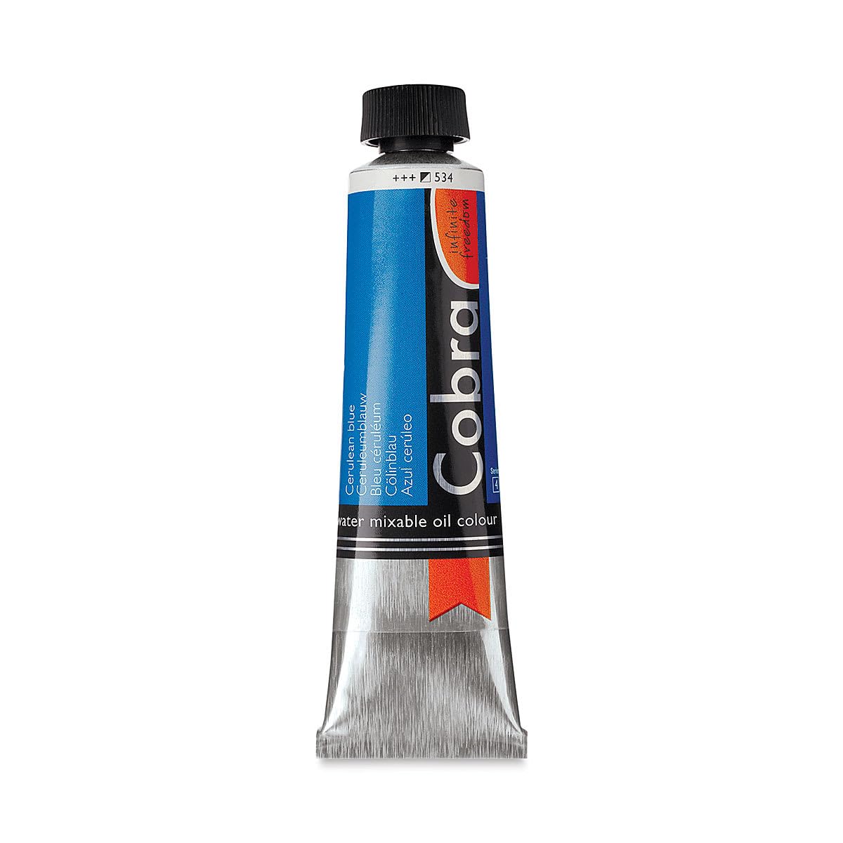 Cobra Water-Mixable Oil Color 40 ml Tube - Cerulean Blue