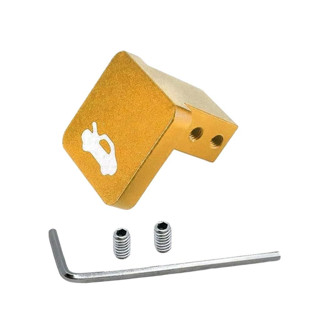 JIIYP Hood Release Handle for Civic 2011-1996 Car Hood Release Latch Handle Aluminum Bonnet Cover(Yellow)