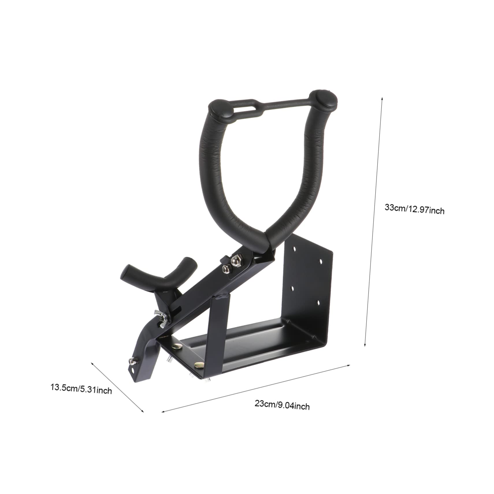Toddmomy 1pc Saxophone Stand Saxophone Holder Hanger Alto Saxophone Practical Sax Holder Saxophone Display Stand Saxophone Display Hanger Key Saxophones Sax Stand Sponge Black