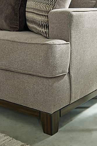 Signature Design By Ashley Kaywood Modern Sofa With 4 Throw Pillows, Brownish Gray #TOP5