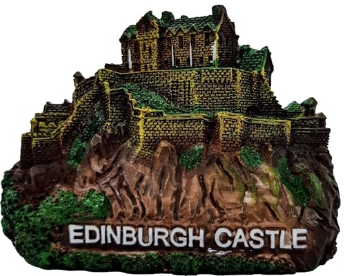Resina imán para nevera de Escocia con diseño de castillo de Edimburgo