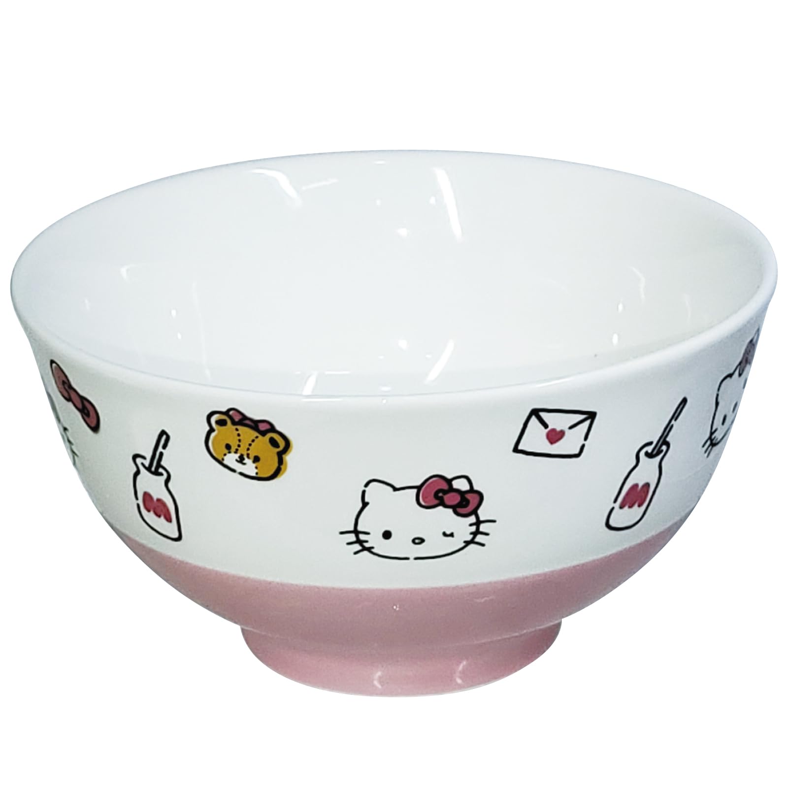 Sanrio ハローキティ サンリオキティちゃん 食器 レア キティ グッズ Amazon｜サンリオ (SANRIO) ハローキティ 茶碗 ふんわりピンク