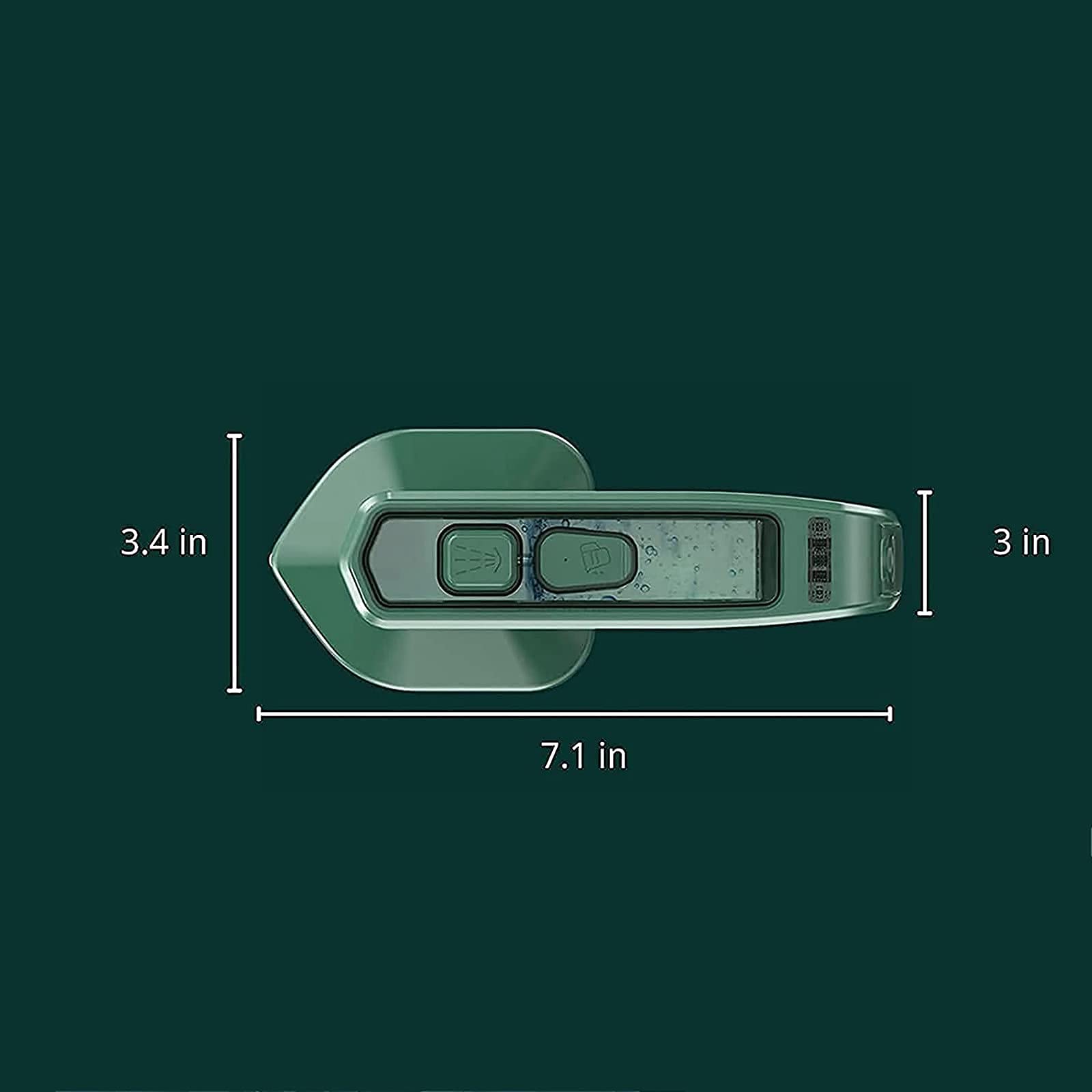 Micro Plancha de Vapor Profesional, Mini máquina de Planchar inalámbrica, máquina de Planchar de Ropa de Mano portátil, Ropa Ligera Adecuada para Viajes en casa (Verde)