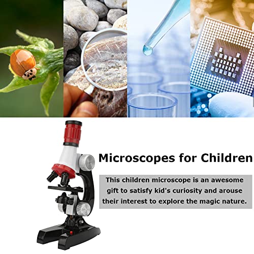 100Xāxp0X Microscope Kit, Kids Student Beginner Microscope, Adjustable Focus Microscope, Portable Microscope Toys Indoor/Outdoor, Gift For Kids #TOP5