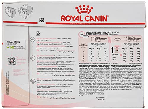 Royal Canin Kitten | 12 x 85 g | Nassfutter für Kitten | Feine Stückchen in Soße | Speziell für Katzenwelpen in der zweiten Wachstumsphase bis zum 12. Monat