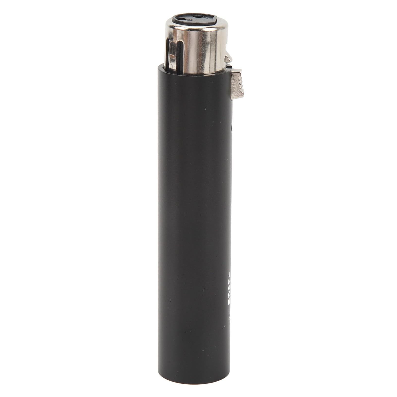 Preamplificador de micrófono en línea, amplificador de micrófono portátil para micrófonos dinámicos, hasta +28dB, ganancia de preamplificador de micrófono para estudio, podcasts