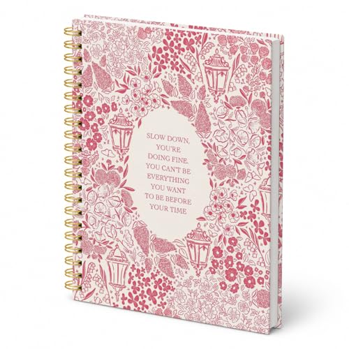 Carnet à couverture rigide Rusenbao motif floral finitions haut de gamme