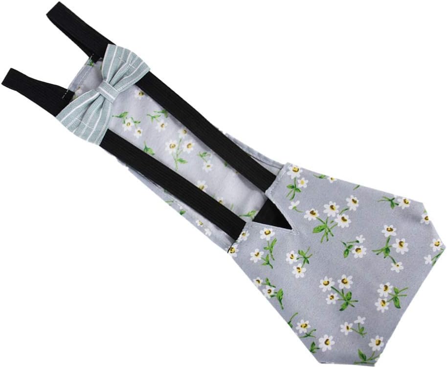 Pet Clothing, Pet Diapers Bowknot Poultry Diapers Elastic Cloth Diapers, S, Blue, Multi-Purpose, Warm