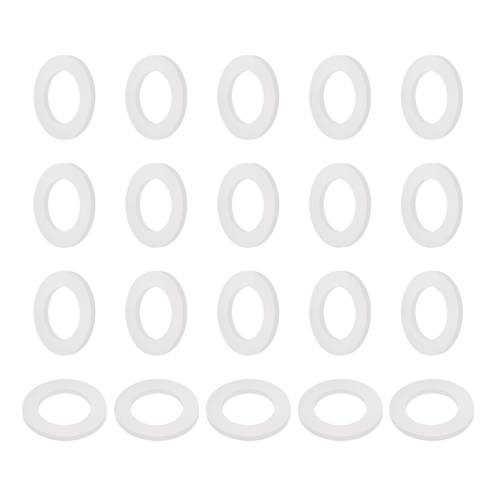 PATIKIL Silicone Flat Washer 24 x 40 x 3mm (ID x OD x Thickness)