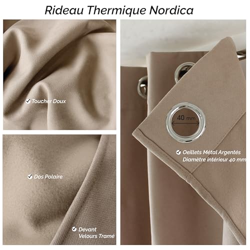 Cortina de alta calidad ED Enjoy Home colección nórdica ideal para renovar tu ropa de hogar 3