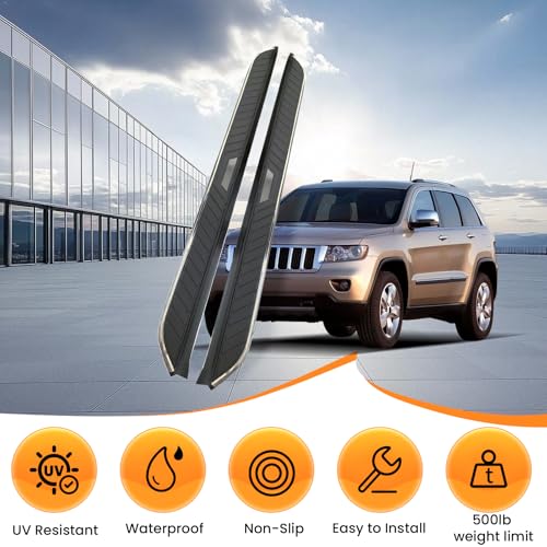 Estribos laterales aluminio Jeep Grand Cherokee 2 piezas miniatura 2