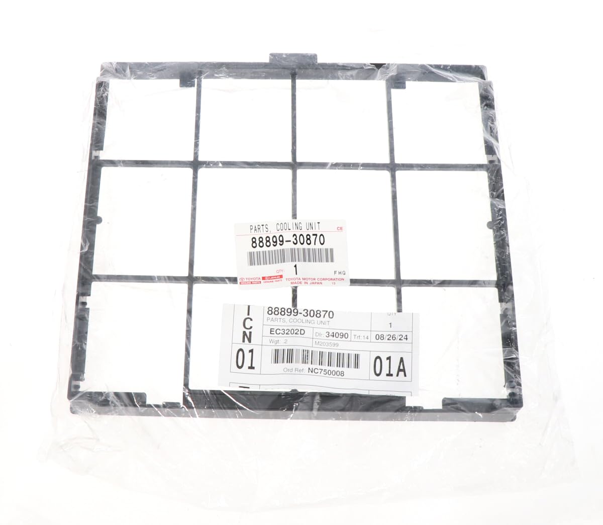 Genuine Toyota (88899 – 30870) Filtro de aire del habitáculo