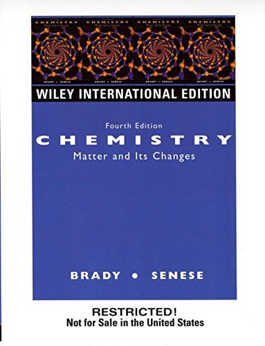 Chemistry: The Study of Matter and Its Changes