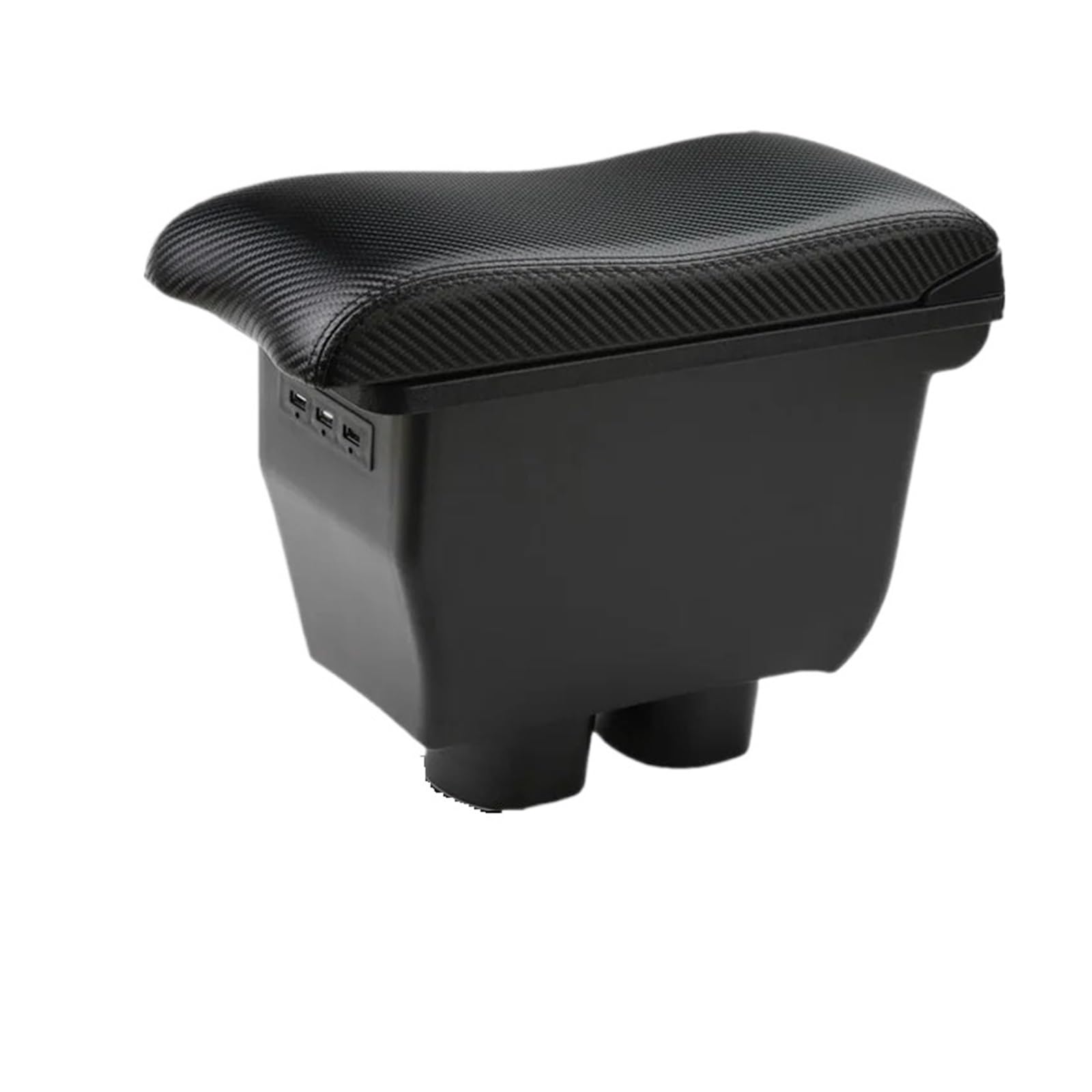UMDJJU For Toyota For Avanza For Rush For Aruz Car Armrest Box Dedicated Retrofit Interior Storage Accessories Car Centre Console Armrest Box(6C carbon fiber 3usb)
