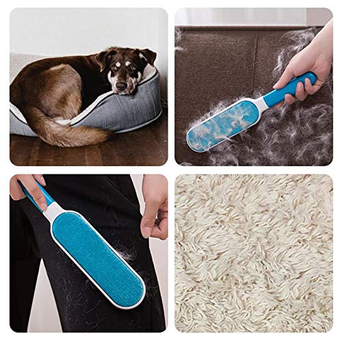 Escova Removedor Tira Pelos Cães Gatos Cachorro Sofá Portátil