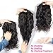 SIIKAP Body Wave Bundles with Closure Human Hair 16 18 20+14 Inch Human Hair Bundles with Closure Brazilian Virgin Hair 3 Bundles with 4x4 Lace Closure Natural Black