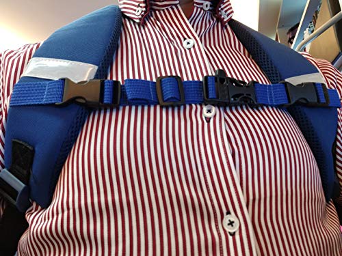 Amlrt Backpack Chest Strap- Nylon - Adjustable Universal (Blue) #TOP6