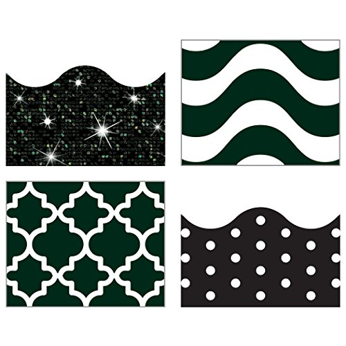 Image of Trend Enterprises Black & White Terrific Trimmer & Bolder Border Variety Pack (T-90827)