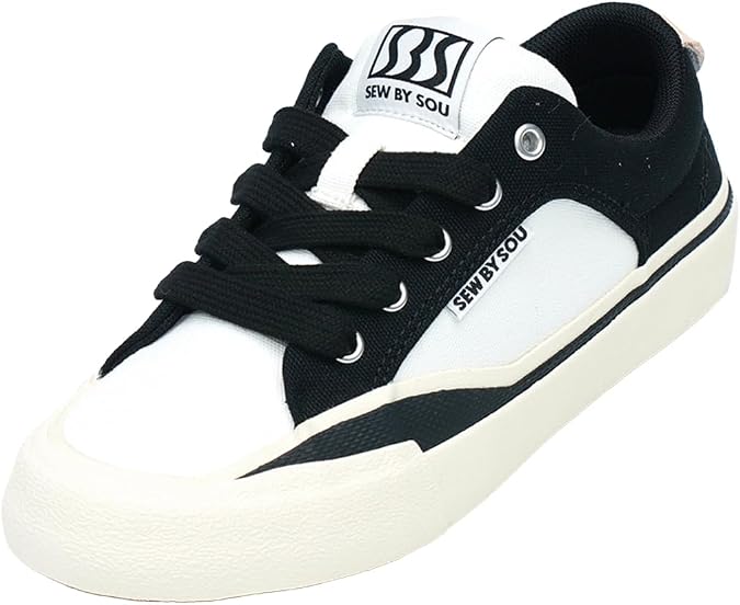 Skateboard Shoes for Unisex-Child with Anti-Slip Trainers Low-top Skate Shoes Pro Models with Shock Absorption Properties