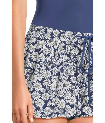 Short imprimé Free People pull on pantalon décontracté femme fluide - 4