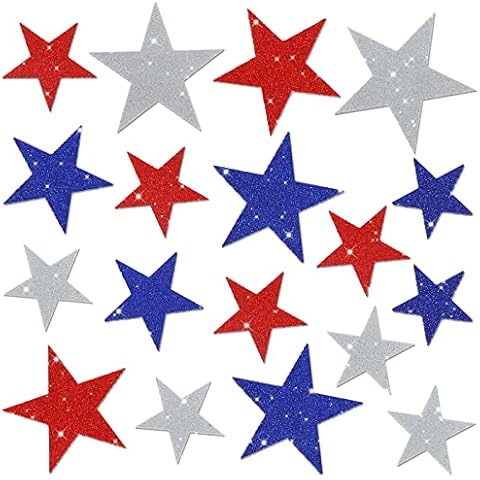 Whaline Glitter Stars Window Clings Cover