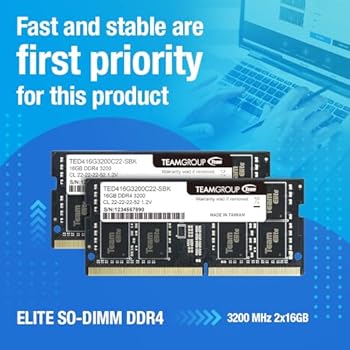 メモリー TEAMGROUP Elite DDR4 64GB 3200MHz ELITE DDR4 DESKTOP MEMORY 64GB(2x32GB) 3200MHz CL22 | TEAMGROUP