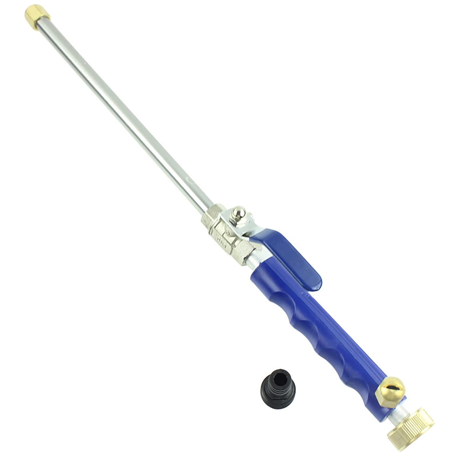 Pistola a Spruzzo per Irrigazione Attrezzo d'annaffiatoio da giardino ad acqua lavaggio auto alta pressione per La Pulizia Dell'irrigazione(Blue)