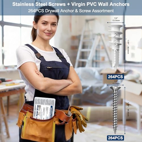Drywall Anchors and Screws Kit DROPS TO - image 6